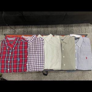 Men’s US Polo, VanHeusen J.Crew & Old Navy Shirts